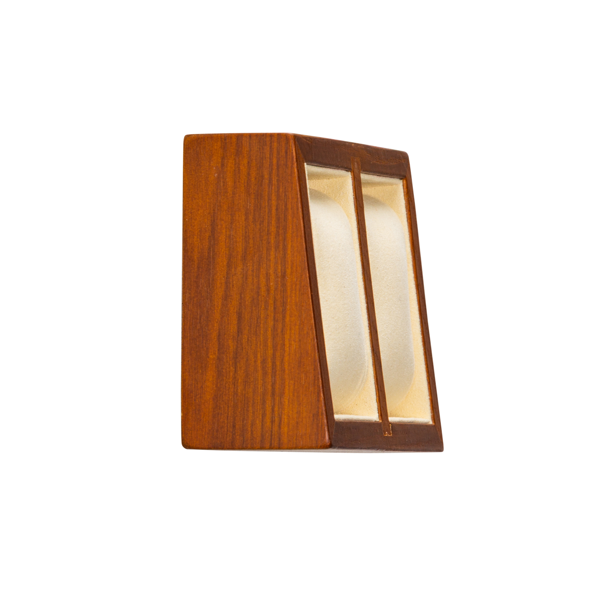Wooden Two Watch Display Holder - Secure Display