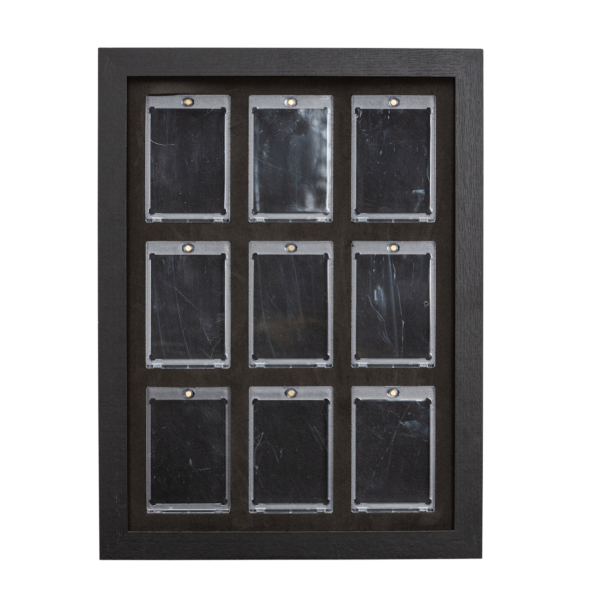 Magnetic (Non-Graded) 9 Card Holder Wooden Frame - Secure Display