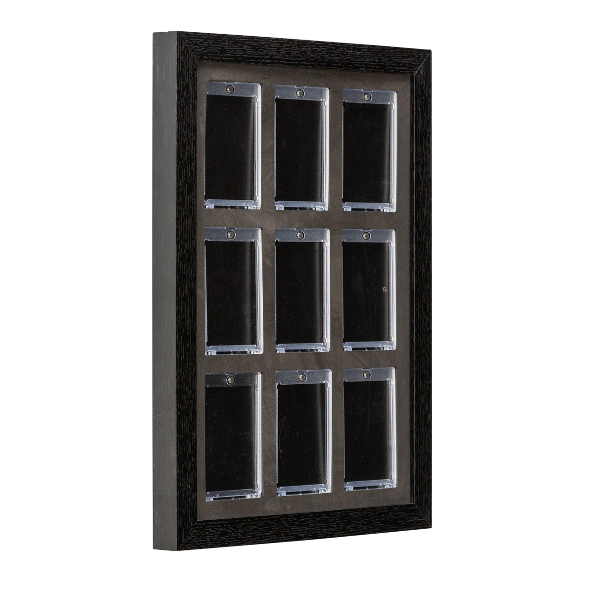 Magnetic (Non-Graded) 9 Card Holder Wooden Frame - Secure Display