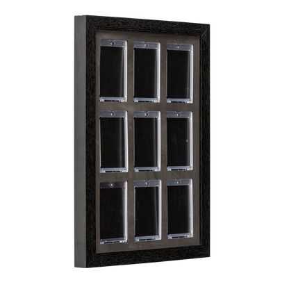 Magnetic (Non-Graded) 9 Card Holder Wooden Frame - Secure Display