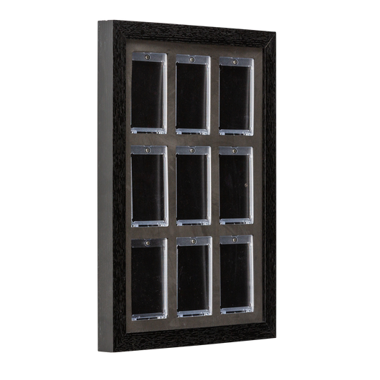 Magnetic (Non-Graded) 9 Card Holder Wooden Frame - Secure Display