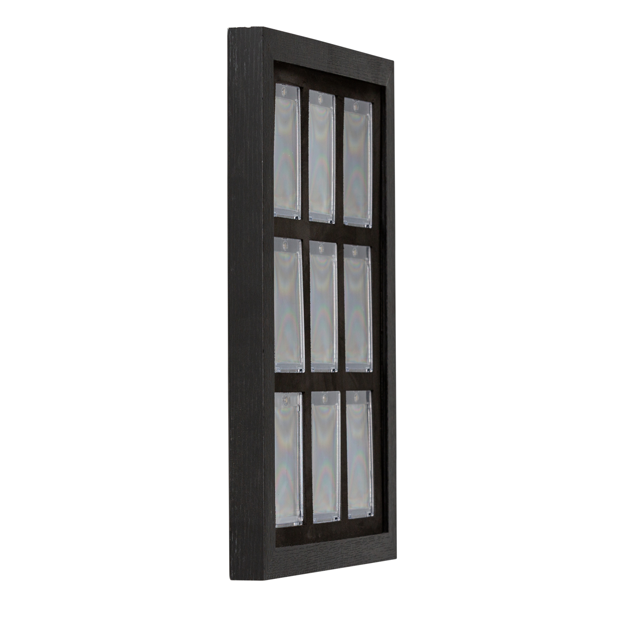 Magnetic (Non-Graded) 9 Card Holder Wooden Frame - Secure Display