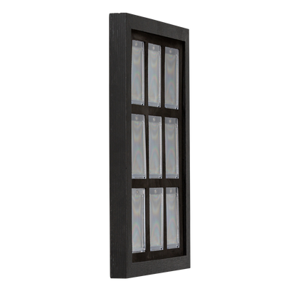 Magnetic (Non-Graded) 9 Card Holder Wooden Frame - Secure Display