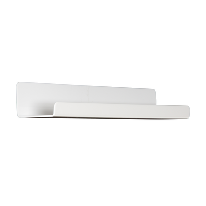 White Magnetic Card Shelf - Secure Display